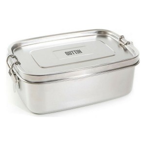 Lunch box Quttin Stainless steel Rectangular 1,1 L