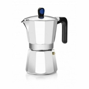 Italian Coffee Pot Monix 5300045871 Silver Aluminium 12 Cups