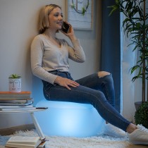 Siège gonflable avec LED multicolore et télécommande Pulight InnovaGoods