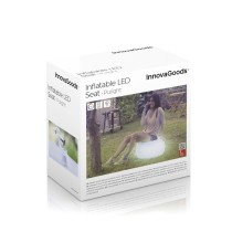 Siège gonflable avec LED multicolore et télécommande Pulight InnovaGoods