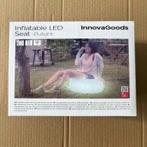 Siège gonflable avec LED multicolore et télécommande Pulight InnovaGoods