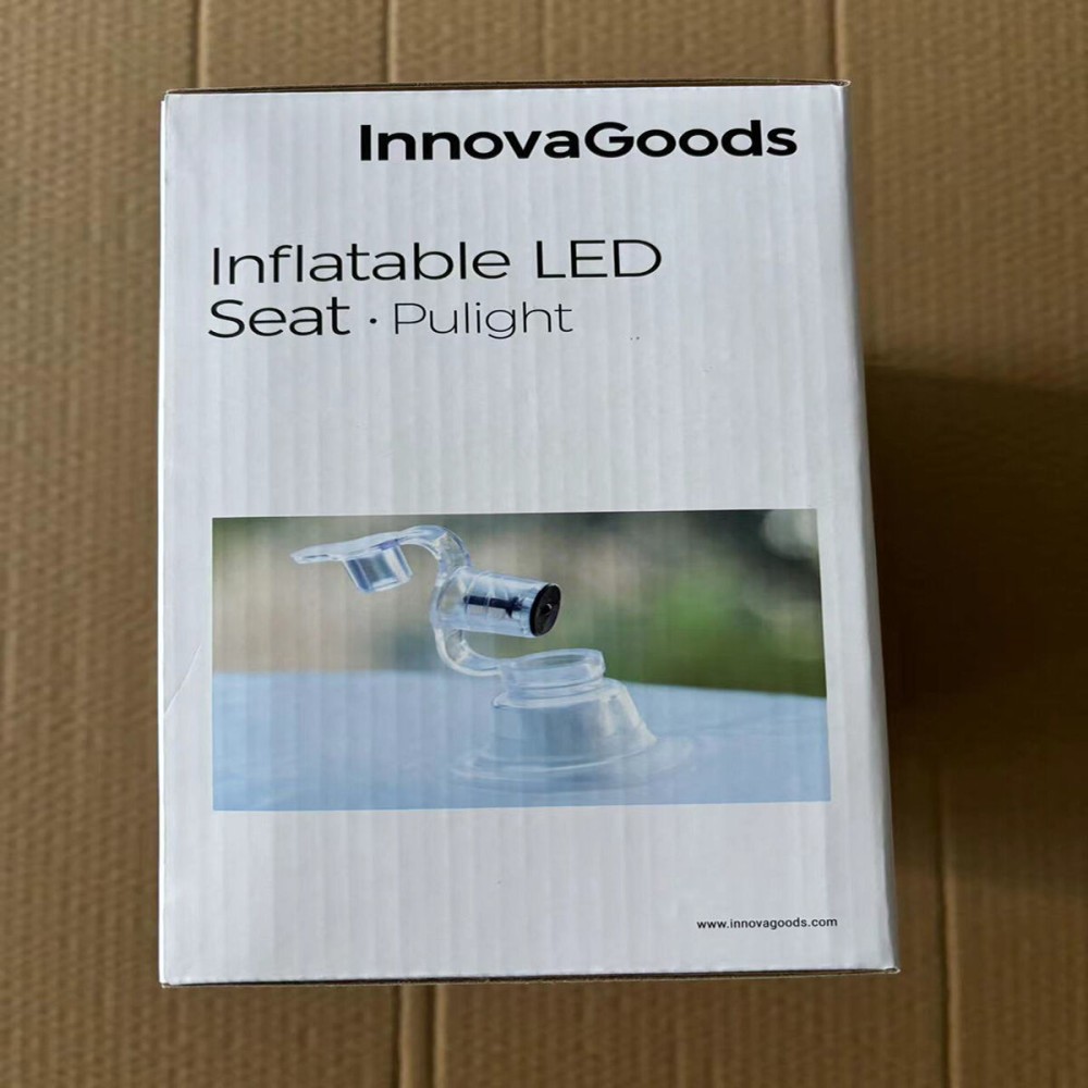 Inflatable Seat with Multicolour LED and Remote Control Pulight InnovaGoods