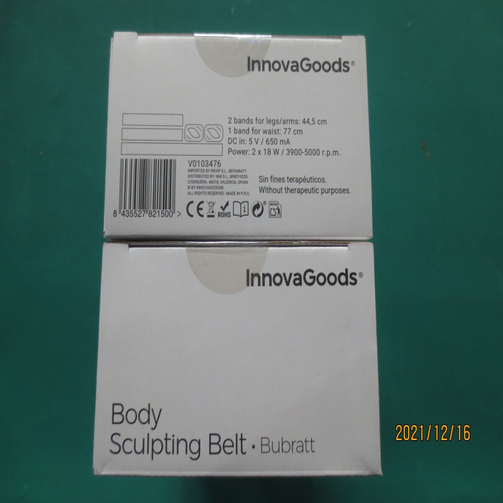 Ceinture de Massage Vibrante pour Sculpter le Corps Bubratt InnovaGoods