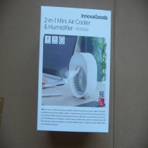 Mini Ultrasound Air Cooler-Humidifier with LED Koolizer InnovaGoods