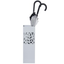 Umbrella stand Alexandra House Living White Squared 15 x 49 x 15 cm