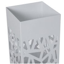 Umbrella stand Alexandra House Living White Squared 15 x 49 x 15 cm