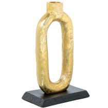 Candle Holder Alexandra House Living Golden Aluminium 14 x 8 x 22 cm 14 x 22 x 8 cm