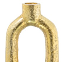 Candle Holder Alexandra House Living Golden Aluminium 14 x 8 x 22 cm 14 x 22 x 8 cm