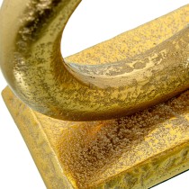 Candle Holder Alexandra House Living Golden Aluminium 14 x 16 x 8 cm