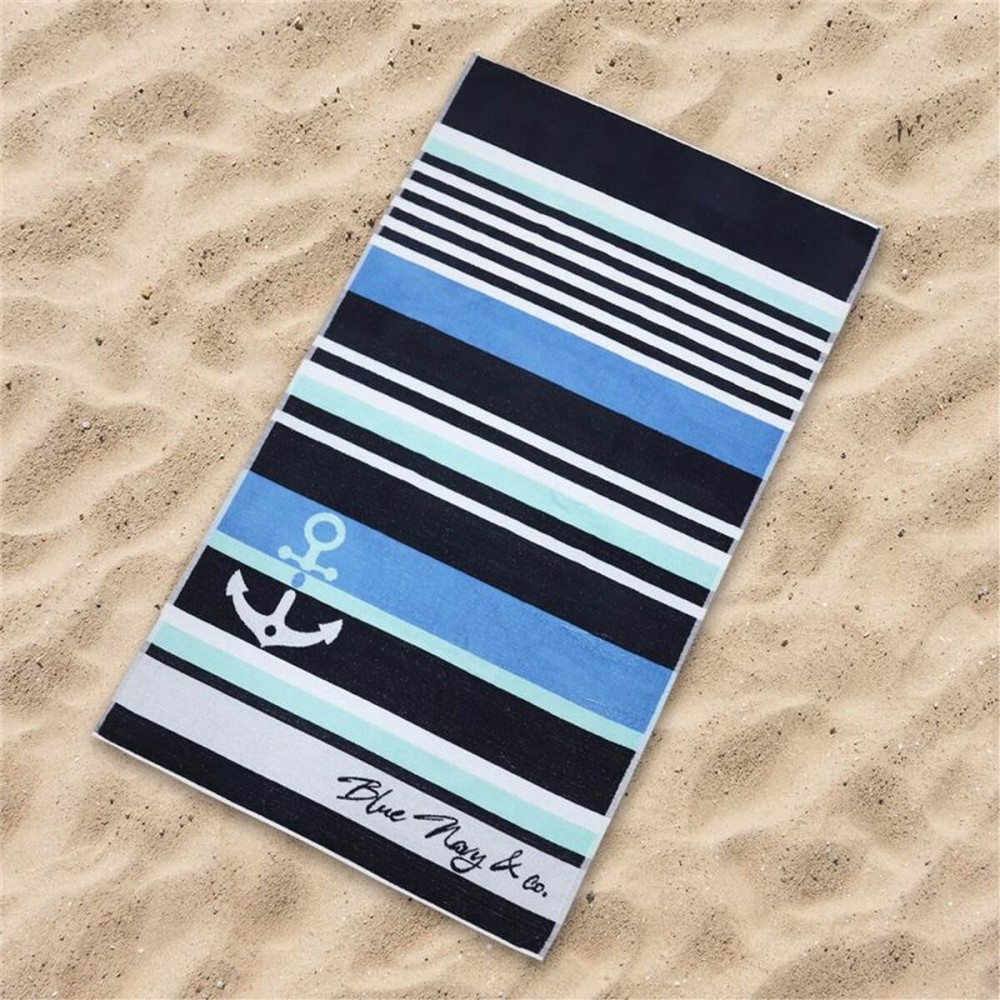 Strandbadetuch Secaneta SA000270-018 Schwarz 100 x 170 cm