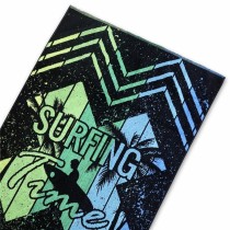 Beach Towel Secaneta Surfme Black 100 x 170 cm