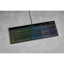 Tastatur Corsair K55 RGB Pro Schwarz Qwerty Spanisch QWERTY