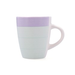 Cup Quid Kaleido Green Purple Ceramic 330 ml (12 Units)