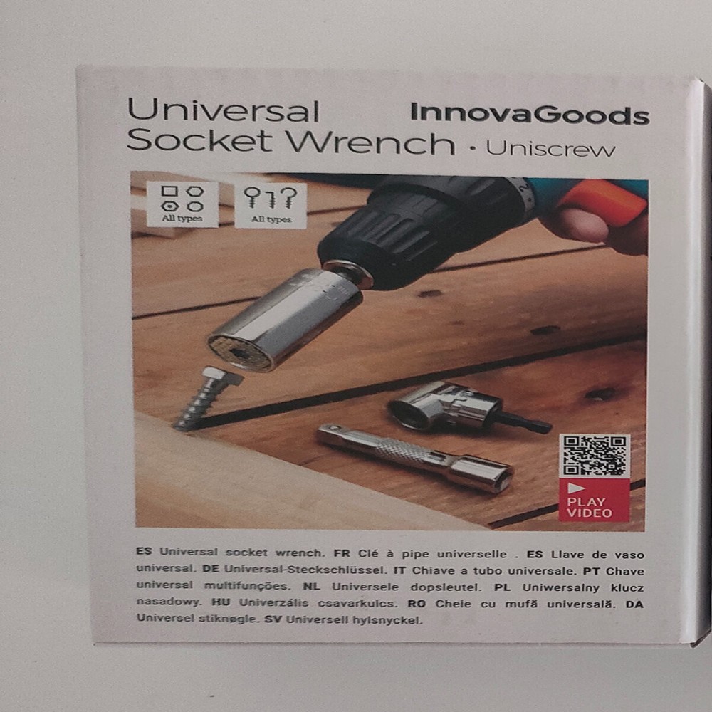 Universalsteckschlüssel mit Zubehör Uniscrew InnovaGoods