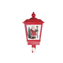 Lampadaire DKD Home Decor Blanc Rouge Métal 30 x 30 x 180 cm