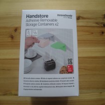 Abnehmbare selbstklebende Kochbehältnisse Handstore InnovaGoods Packung mit 2 Einheiten