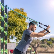 Set de Bandes de Résistance avec Accessoires et Guide d´Entraînement Tribainer InnovaGoods 3 Unités