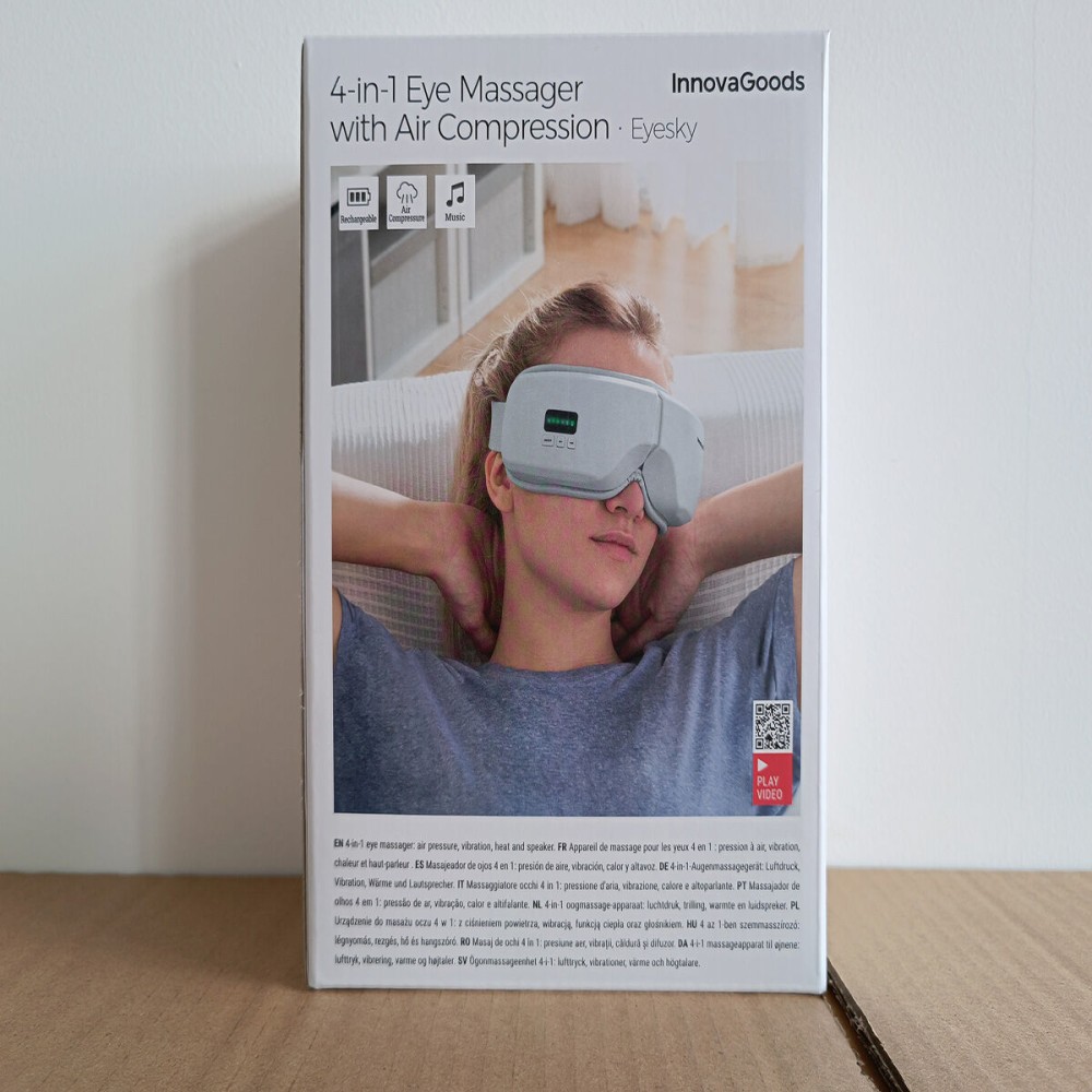 Masseur d’Yeux avec Compression d'Air 4 en 1 Eyesky InnovaGoods