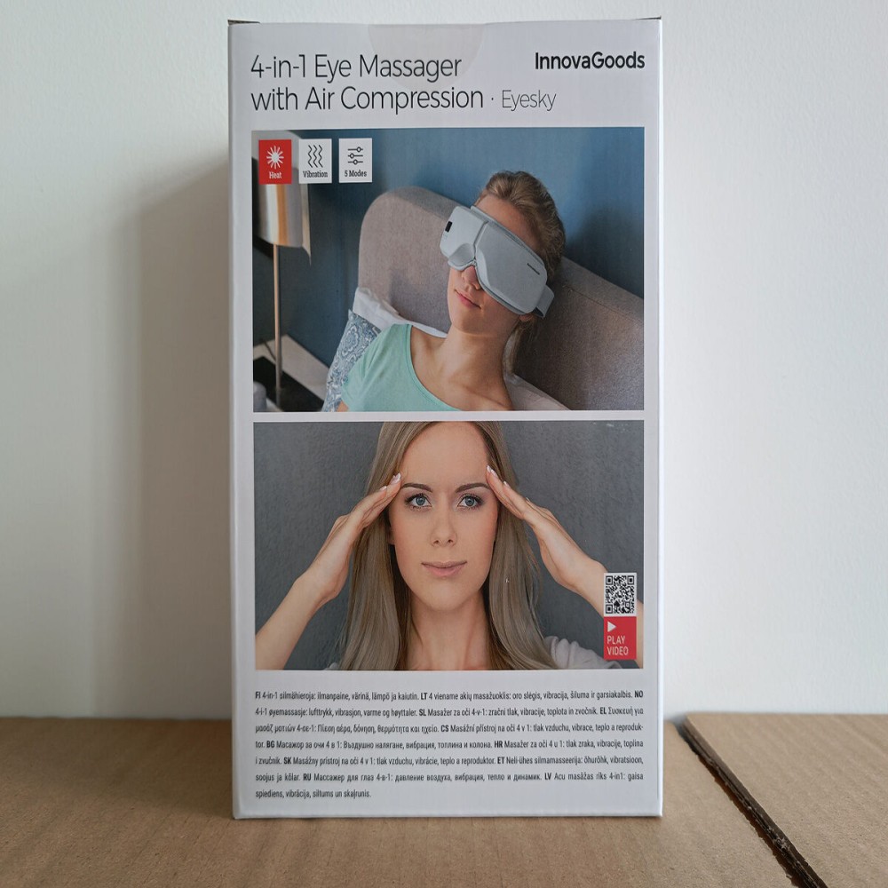 Masseur d’Yeux avec Compression d'Air 4 en 1 Eyesky InnovaGoods