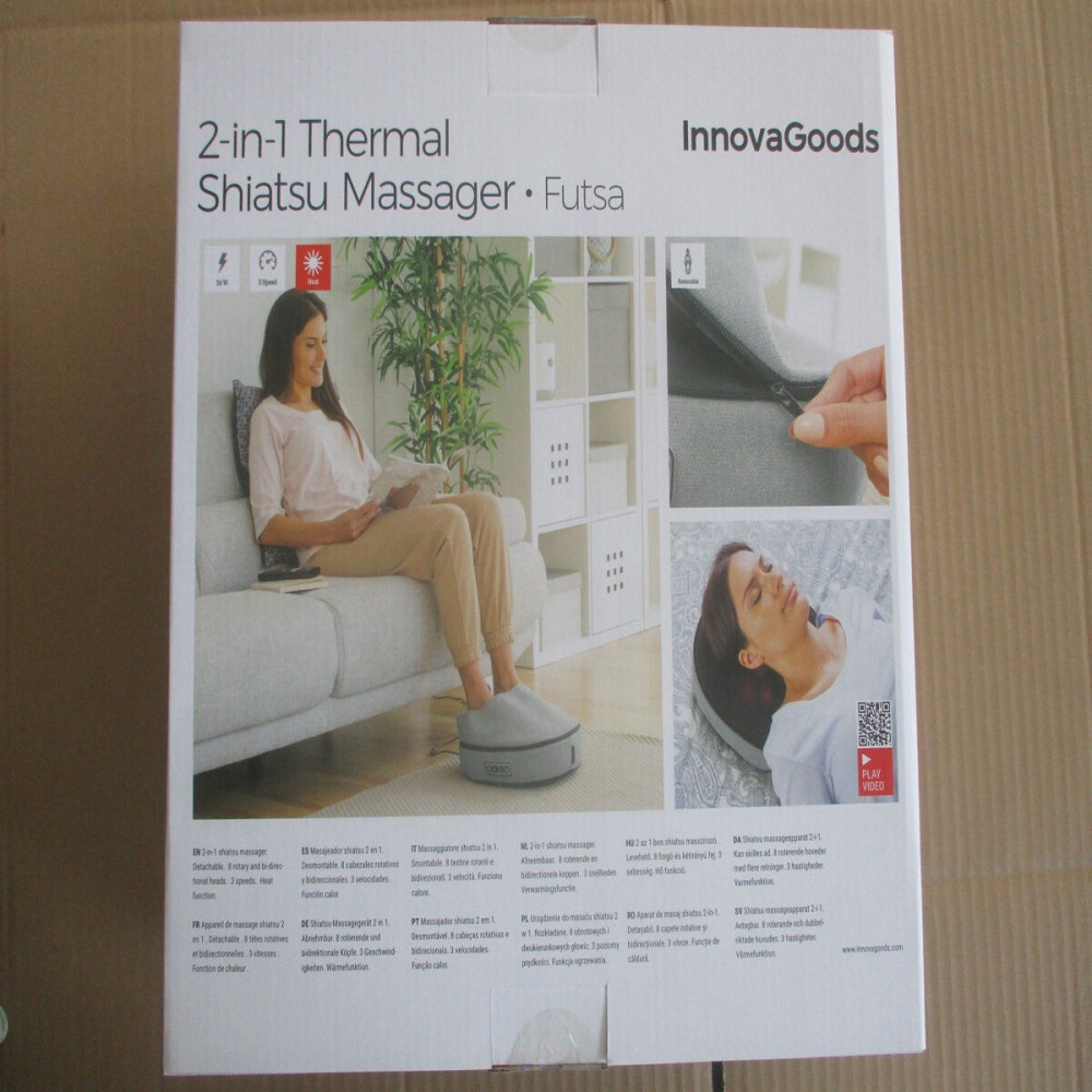 2-in-1 Shiatsu Heat Massager Futsa InnovaGoods