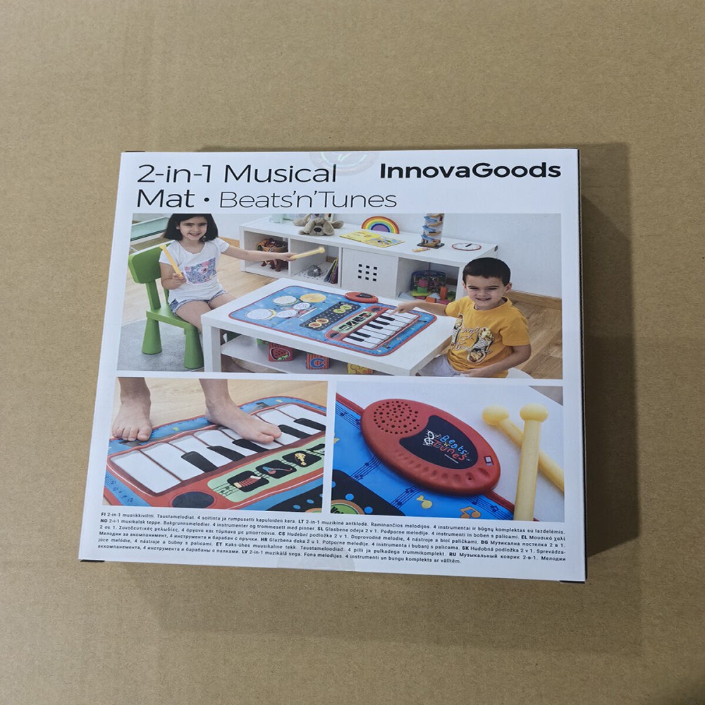 2-in-1 Musical Mat Beats'n'Tunes InnovaGoods