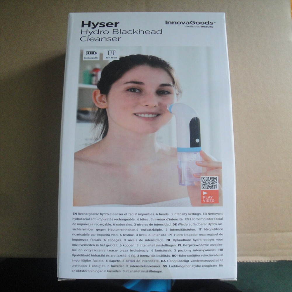 Rechargeable Facial Impurity Hydro-cleanser Hyser InnovaGoods