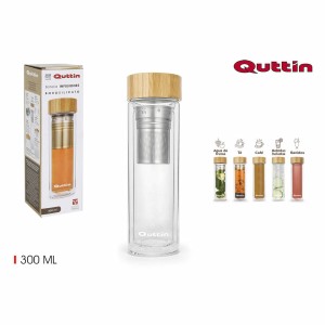 Bouteille Quttin verre Verre Borosilicaté (300 ml)