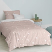 Parure de couette HappyFriday Basic Kids Rose Lit 1 persone 2 Pièces