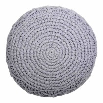 Pouffe Alexandra House Living Light grey polystyrene 45 x 40 x 45 cm