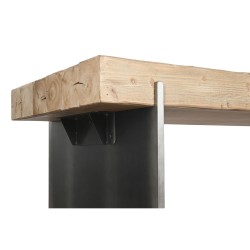 Esstisch Home ESPRIT natürlich Tanne Holz MDF 200 x 94 x 76 cm