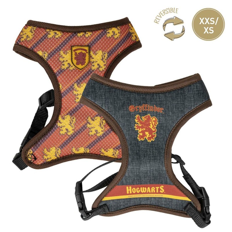 Dog Harness Harry Potter Reversible Red XXS