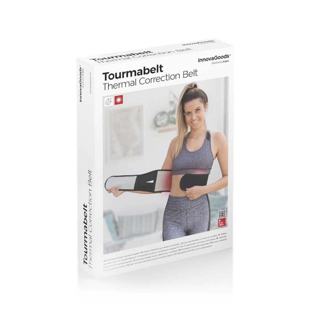 Thermal Correction Girdle with Tourmaline Magnets Tourmabelt InnovaGoods