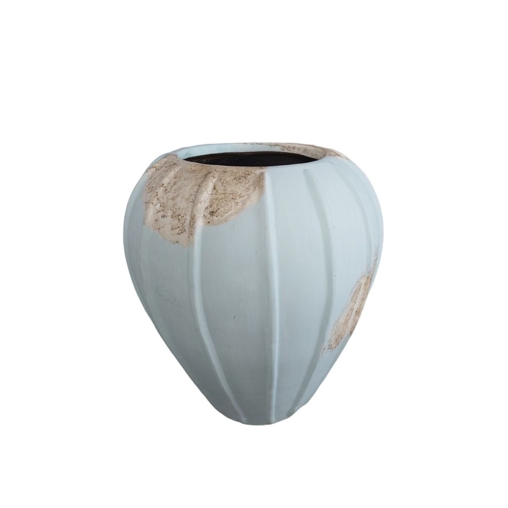 Cache-pot Romimex Turquoise Terre cuite 45 x 50 x 45 cm