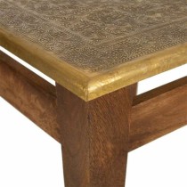 Centre Table Alexandra House Living Brown Gold Metal Mango wood 45 x 42 x 45 cm