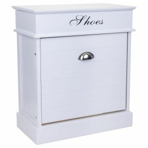 Shoe Rack Alexandra House Living White 28 x 58 x 50 cm 1 drawer