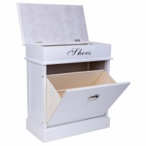 Shoe Rack Alexandra House Living White 28 x 58 x 50 cm 1 drawer