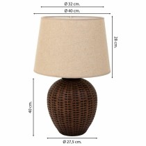 Desk lamp Alexandra House Living Brown Polyresin 220-240 V 27 x 40 x 27 cm