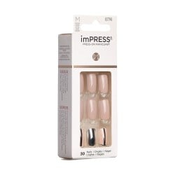 False nails Kiss imPRESS color Cloudy (30 Units)