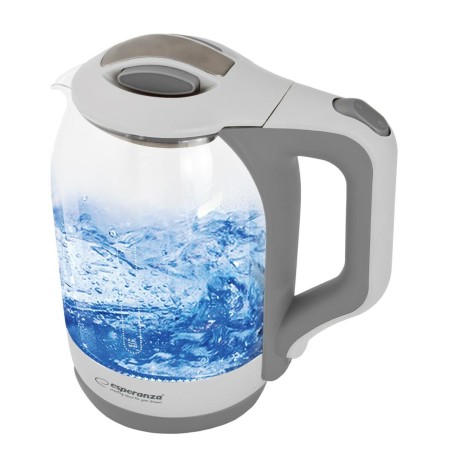 Kettle Esperanza EKK025W  White Glass Plastic 1500 W 1,7 L