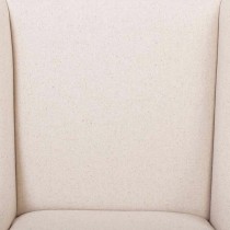 Hocker Alexandra House Living Beige Kautschukholz 58 x 104 x 48 cm