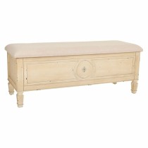 Bench Alexandra House Living Beige Sponge Fir wood 43 x 48 x 120 cm