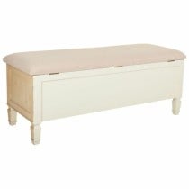 Bench Alexandra House Living Beige Sponge Fir wood 43 x 48 x 120 cm