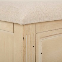 Bench Alexandra House Living Beige Sponge Fir wood 43 x 48 x 120 cm