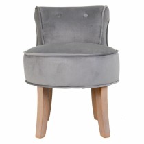 Bench Alexandra House Living Grey Velvet Rubber 46 x 58 x 45 cm