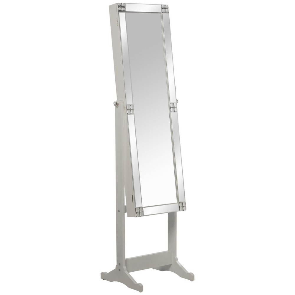 Miroir sur pied Alexandra House Living Blanc 46 x 36 x 158 cm Rectangulaire