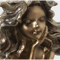 Decorative Figure Alexandra House Living Golden Plastic Girl 12 x 15 x 37 cm