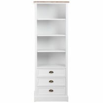 Étagère Alexandra House Living Blanc Marron Alliage de Zinc Bois MDF 40 x 180 x 63 cm