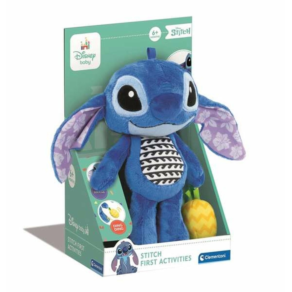 Soft toy with sounds Stitch Blue 18 x 28 x 11 cm (1 Unit)