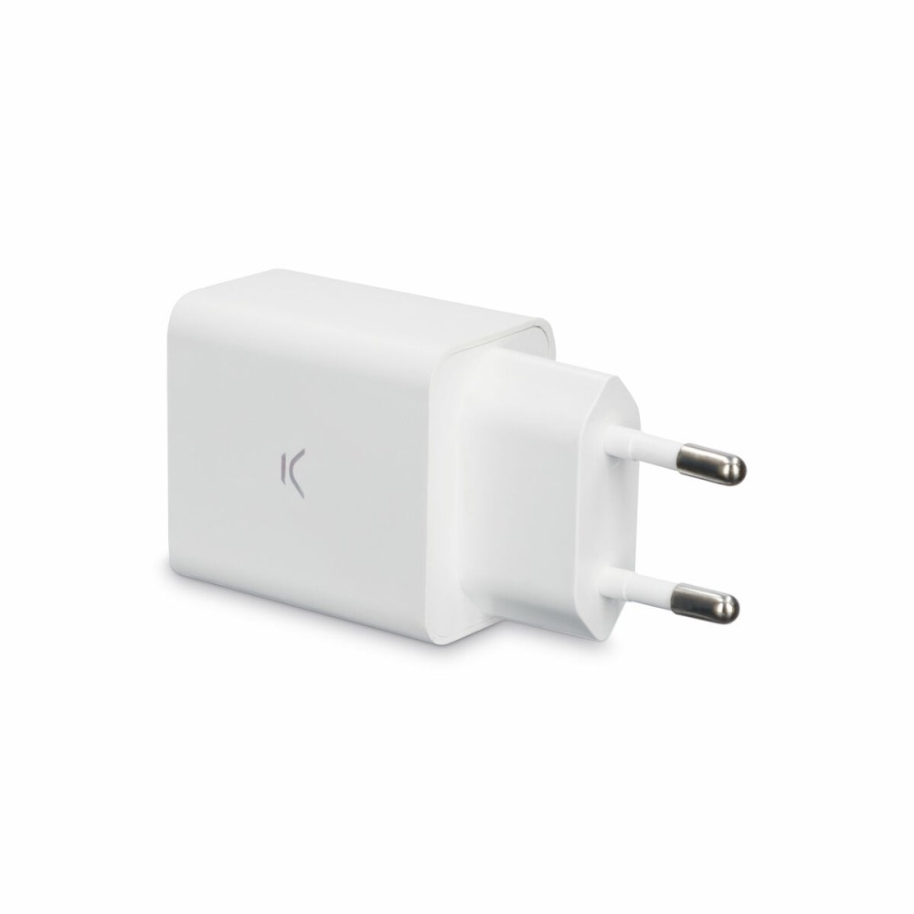 Wall Charger KSIX 2 USB 2.4A White