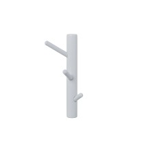 Wall mounted coat hanger Alexandra House Living White Wood Rubber wood 13 x 9 x 30 cm